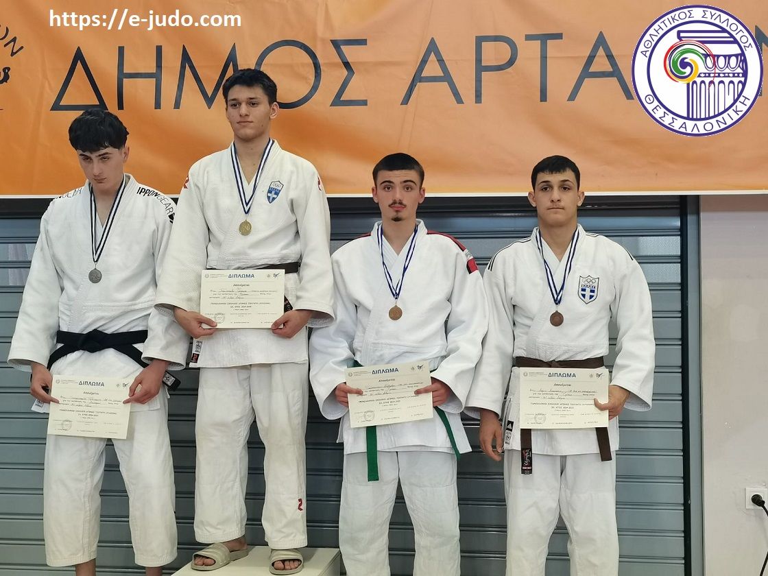 Ο Αλέξανδρος Τσαλπατούρος με χάλκινο μετάλλιο για το τζούντο Θεσσαλονίκης στο σχολικό πρωτάθλημα 2025